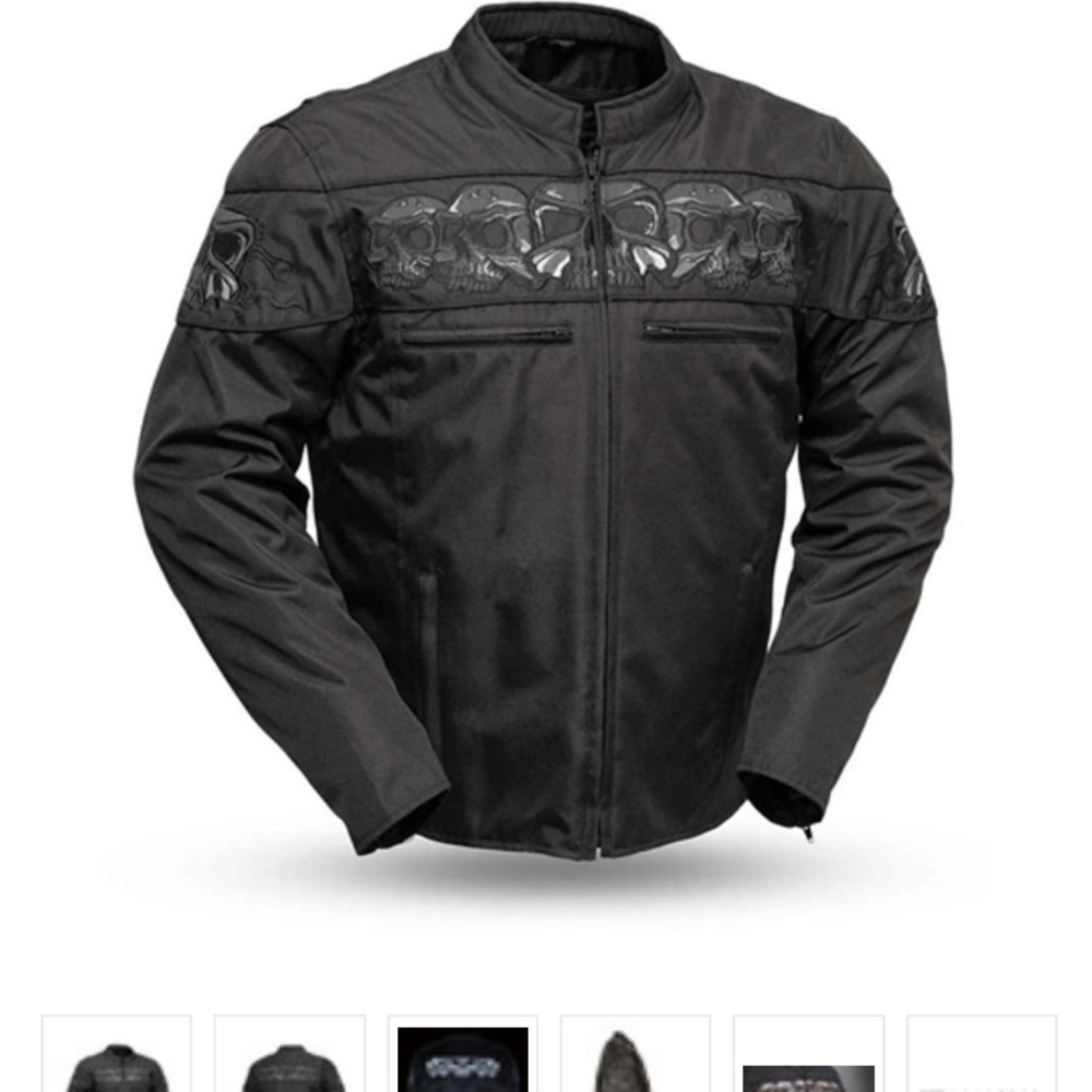 Men's Textile Skull
Motorcycle Jacket
